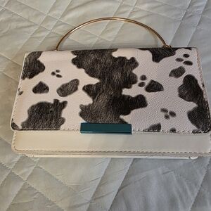 Cow Print Women's Handbag
